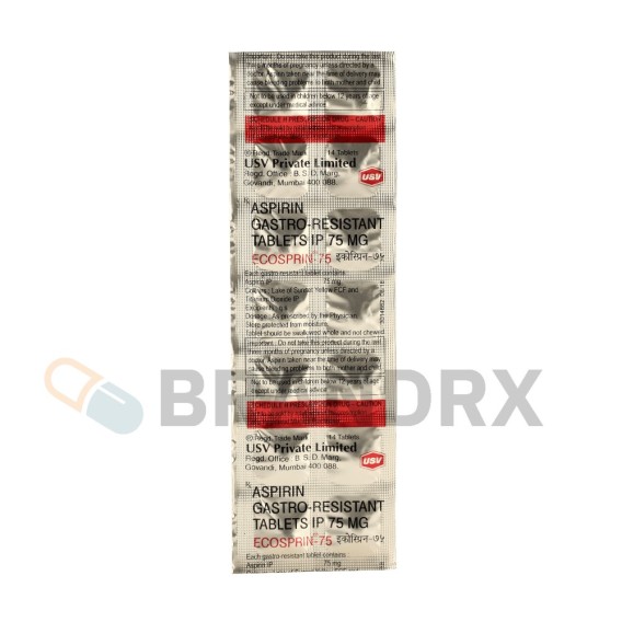Ecosprin 75 mg USV Private Ltd.