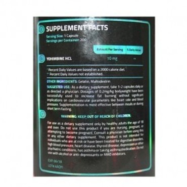 Yohimbine HCl 10 mg USA SUPPLEMENTS LLC USA Supplements LLC