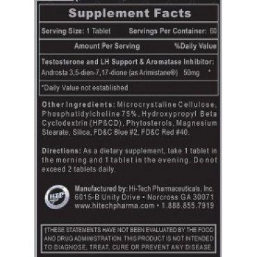 Hi-Tech Pharmaceuticals - Arimistane 60 tabs Hi-Tech Pharmaceuticals